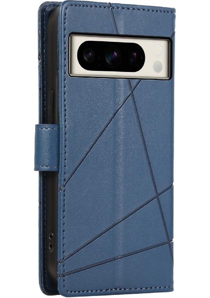 Google Pixel 8 Pro Için Flip Case Üç Kart Yuvaları Şok Emici (Yurt Dışından)