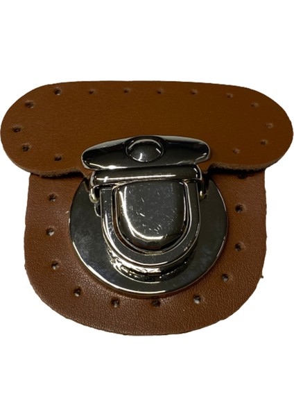 Dikmeli Deri Çanta Klipsi DEX01