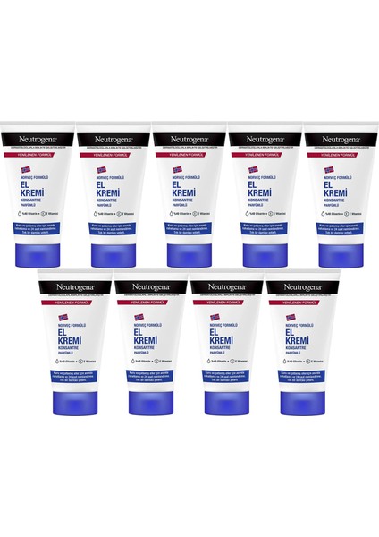 El Bakım Kremi Parfümlü 9'lu Set 50 ml fiyatları