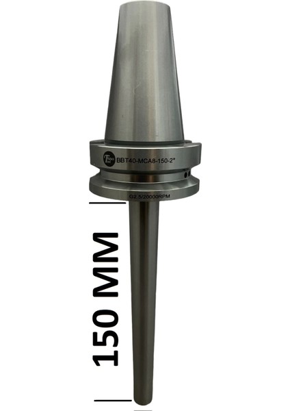BBT40 Mca8 - 150 Boy Vidalı Tutucu M8X150 Boy Vidalı Tutucu 20.000 Devir Balans Alınmıştır