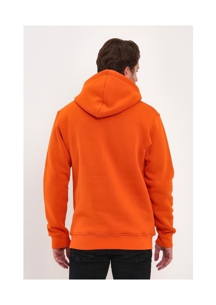 Erkek 3 Iplik Kapşonlu Oversize Sweatshirt