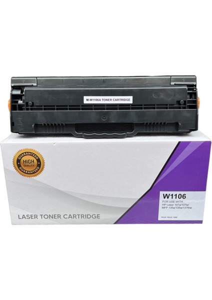 Hp 106A W1106A / 107A / 107W / Mfp 135W /135A/ Mfp 137FNW Çipsiz Siyah Muadil Toner