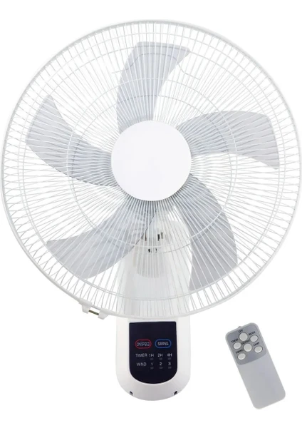 Duvar Vantilatörü Kumandalı Beyaz 50 Watt FW-40-019RWH