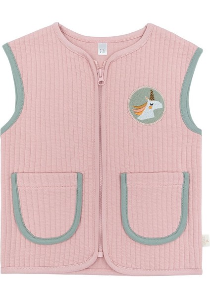 Kontrast Biyeli Kapitone Yelek