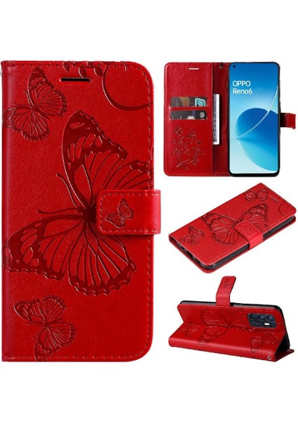 Kart Yuvası Standı ile Oppo Oppo 6 4g Için Flip Case Pu Deri Flip Manyetik (Yurt Dışından)