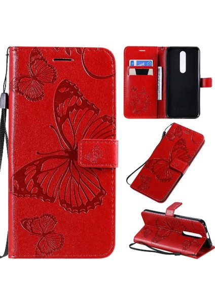 Oppo F11 Pro Flip Kickstand Için Flip Case Kart Yuvası Standı ile Pu Deri (Yurt Dışından)