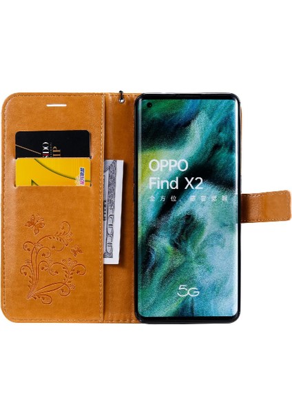 Manyi Mall Oppo Bulmak Için Flip Case X2 Pu Deri Manyetik Kapak ile Kickstand Çevirin (Yurt Dışından)