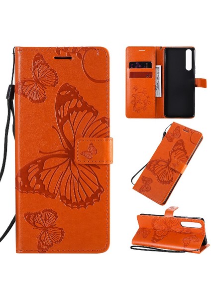 Sony Xperia 1 Ii Darbeye Kapak Flip Case Kickstand Pu Deri (Yurt Dışından)