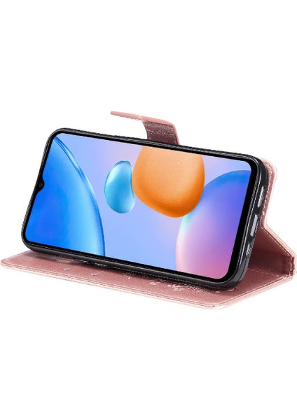 Xiaomi Redmi Için Flip Case 10 5g Manyetik Kapak Pu Deri Kart Yuvası ile (Yurt Dışından)