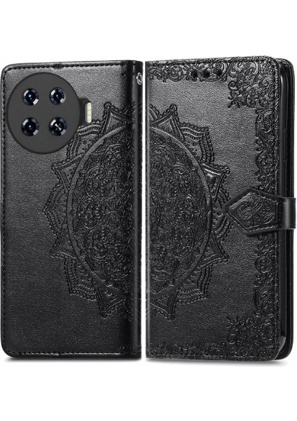 Tecno Spark Için Flip Case 20 Pro 4g Basit Iş Deri Kılıf Flip (Yurt Dışından)