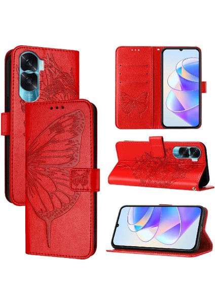 Onur X50I 5g Flip Kapak Manyetik Premium Deri Kabartma (Yurt Dışından)