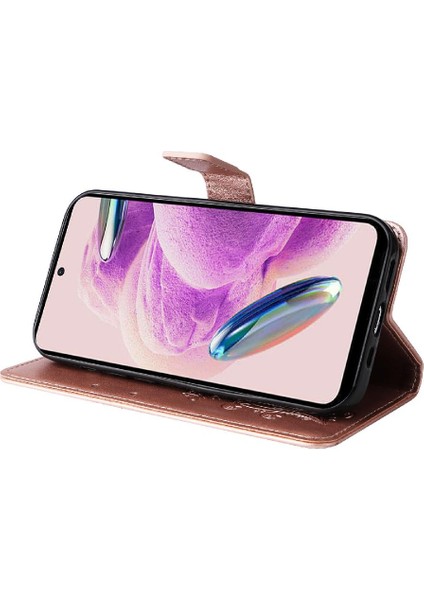Xiaomi Redmi Not 12S Için Flip Case 4g Manyetik Kapak ile Kickstand Çevirin (Yurt Dışından)