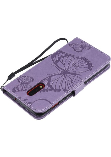 Oneplus 6t Için Flip Case Pu Deri Darbeye Kapak ile Kickstand Çevirin (Yurt Dışından)