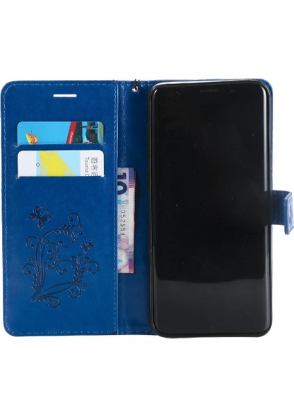 Samsung Galaxy S9 Artı Flip Kickstand Darbeye Kapak ile Kart (Yurt Dışından)