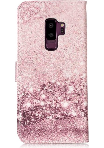 Samsung Galaxy S9 Artı Manyetik Kart Yuvaları Tutucu Mermer Pu Için Flip Case (Yurt Dışından)