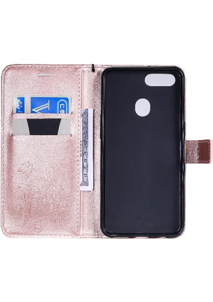 Oppo A5 Için Flip CASE/A3S Flip Kickstand ile Kart Yuvası Standı Darbeye (Yurt Dışından) indirimleri