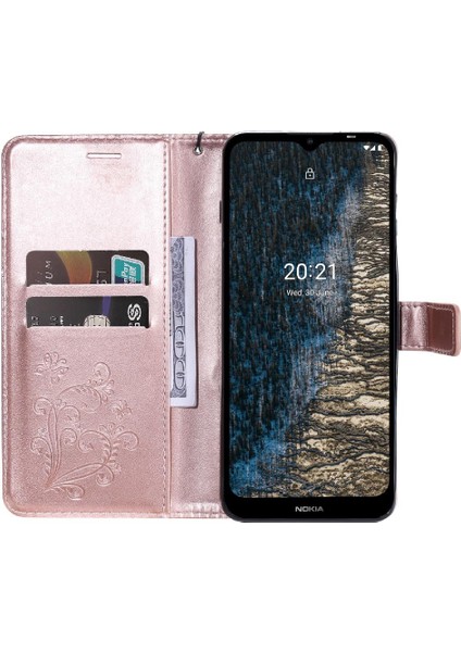 Nokia C10 Için Flip CASE/C20 Darbeye Kapak Kart Yuvası ile Kickstand Çevirin (Yurt Dışından) fırsatları