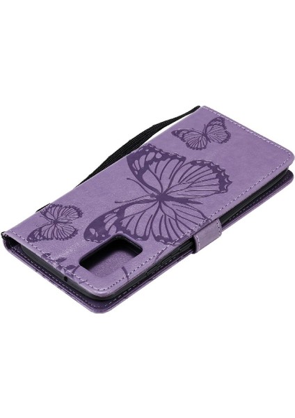 Samsung Galaxy A02S Manyetik Kapak Flip Kickstand Pu Deri Için Flip Case (Yurt Dışından)