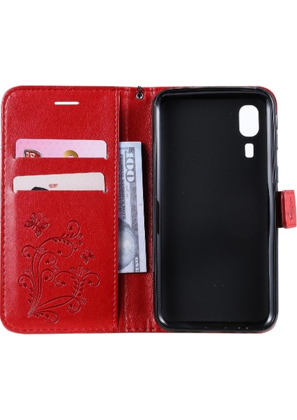 Kart Yuvası Standı Darbeye Kapak ile Samsung Galaxy A2 Çekirdek Için Flip Case (Yurt Dışından)
