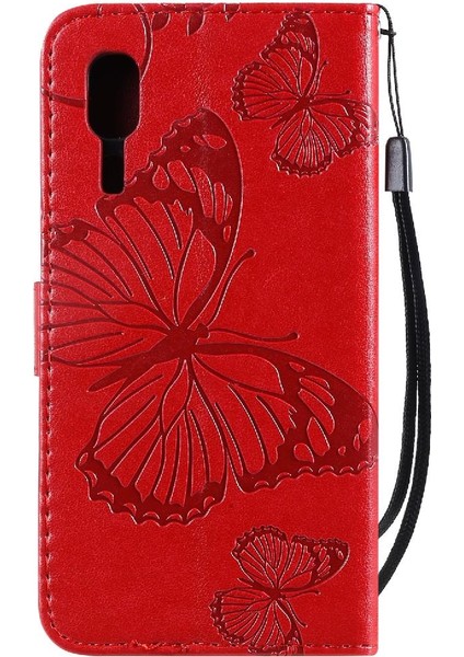 Kart Yuvası Standı Darbeye Kapak ile Samsung Galaxy A2 Çekirdek Için Flip Case (Yurt Dışından)