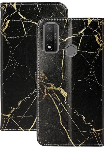 Huawei P Akıllı 2020 Mermer Desen Manyetik Tam Koruma Için Flip Case (Yurt Dışından)