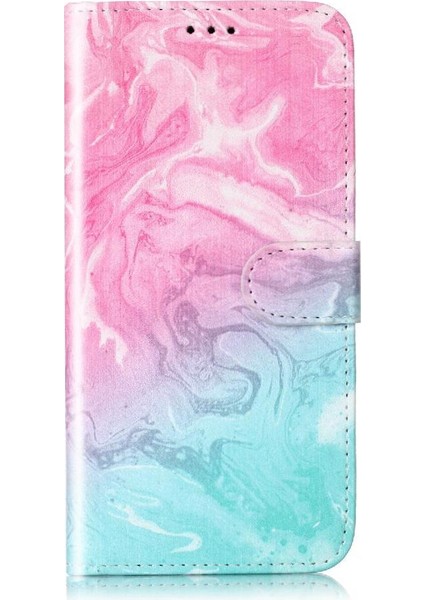 Huawei P Akıllı 2020 Mermer Desen Manyetik Tam Koruma Için Flip Case (Yurt Dışından)