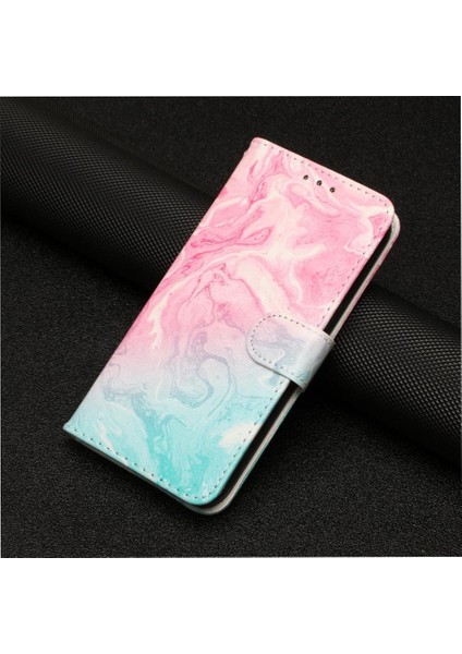 Xiaomi Redmi Not 12 Pro 5g Için Flip Case Tam Koruma Mermer Desen (Yurt Dışından)