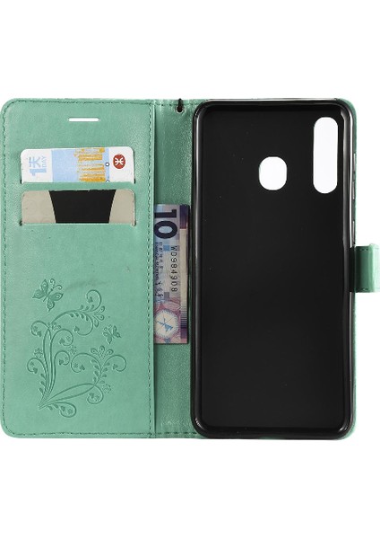 Samsung Galaxy A30 Için Flip CASE/A20 Kart Yuvası Standı ile Kickstand Çevirin (Yurt Dışından)
