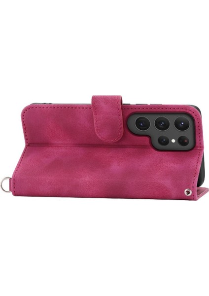 Samsung Galaxy S24 Ultra Kabartmalı Çoklu Kredi Kartı Yuvaları Için Flip Case (Yurt Dışından) fırsatları