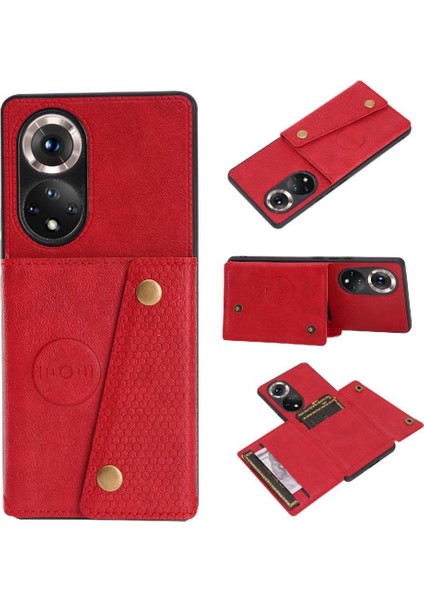 Cüzdan Kılıf Için Huawei Nova 9 Pro Buit Demir Cüzdan Kılıf Kart Tutucu (Yurt Dışından)