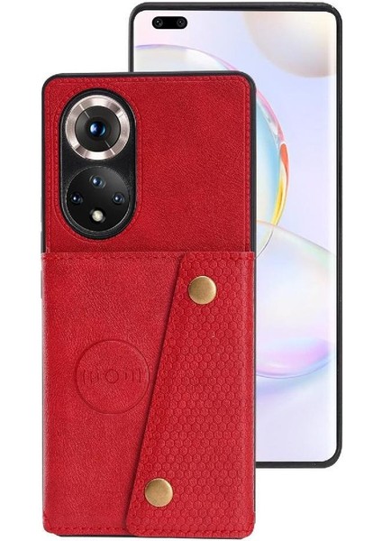Cüzdan Kılıf Için Huawei Nova 9 Pro Buit Demir Cüzdan Kılıf Kart Tutucu (Yurt Dışından) modelleri
