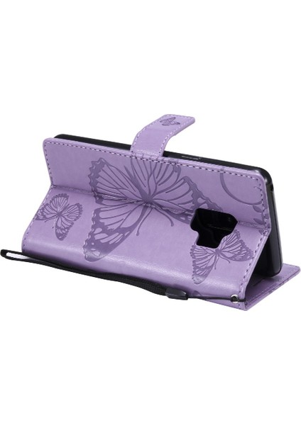 Samsung Galaxy S9 Flip Kickstand Manyetik Kapak Pu Deri Kılıf ile (Yurt Dışından)
