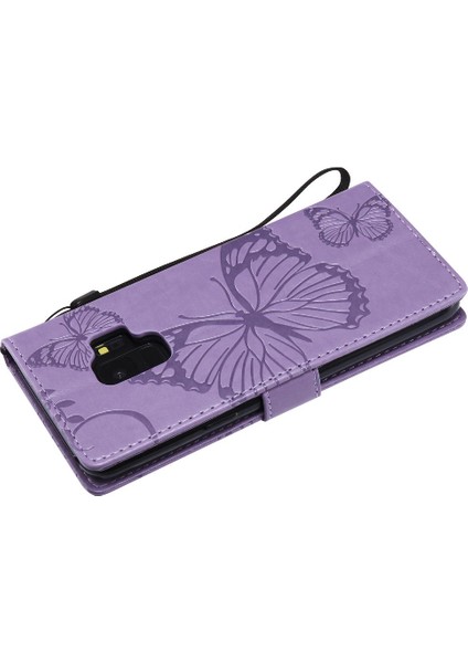 Samsung Galaxy S9 Flip Kickstand Manyetik Kapak Pu Deri Kılıf ile (Yurt Dışından)