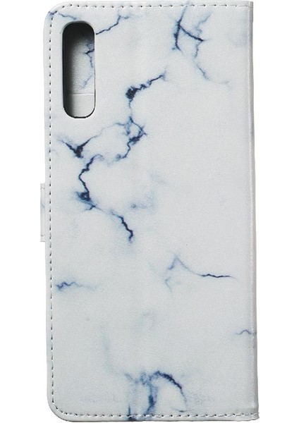Samsung Galaxy A70 Için Flip Case Kart Yuvaları Tutucu Mermer Desen Manyetik (Yurt Dışından) fırsatları