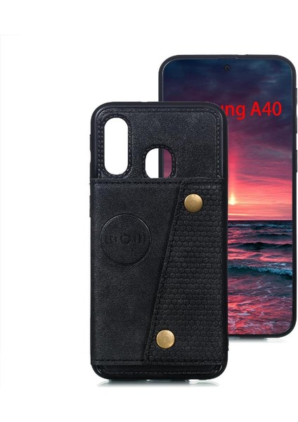 Samsung Galaxy A40 Cüzdan Kılıf Için Cüzdan Kılıf Kart Tutucu Kickstand Buit (Yurt Dışından) fırsatları