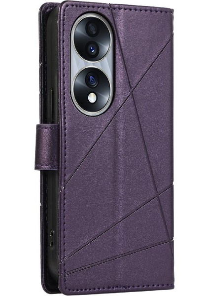 Onur 70 Şok Emici Kickstand Darbeye Üç Kart Için Flip Case (Yurt Dışından)