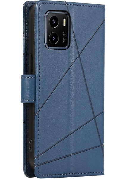 Vivo Y15S Darbeye Üç Kart Yuvaları Şok Emici Için Flip Case (Yurt Dışından)