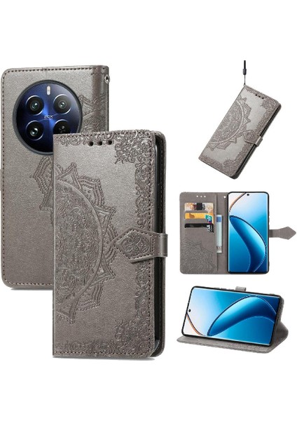 Realme 12 Pro Için Flip Case Zarif Desen Kapak Darbeye Vaka (Yurt Dışından) modelleri