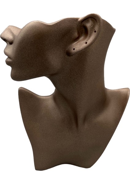 Yerli Üretim Polyester Malzeme Kahve Renk 28 / 18 cm Takı Sergileme Mankeni fiyatları