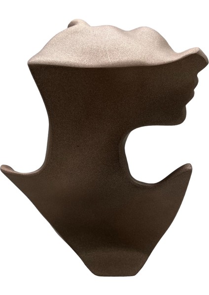 Yerli Üretim Polyester Malzeme Kahve Renk 28 / 18 cm Takı Sergileme Mankeni modelleri