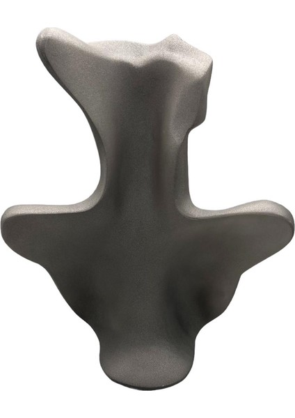 Yerli Üretim Polyester Malzeme Gri Renk 33.5 / 26 cm Takı Sergileme Mankeni fiyatları