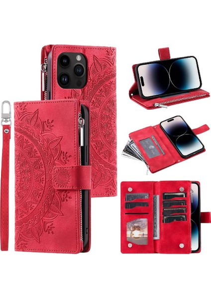 Xiaomi Redmi 13C 4g Için Kılıf Birden Fazla Kart Getirmek Totem Cüzdan Kılıf (Yurt Dışından)