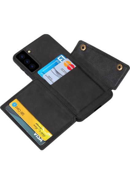 Samsung Galaxy S21 Fe 5g Cüzdan Kılıf Kart Tutucu Buit Için Cüzdan Kılıf (Yurt Dışından)