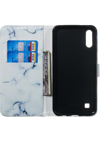 Samsung Galaxy A10 Için Flip CASE/M10 Manyetik Kart Yuvaları Tutucu Pu Deri (Yurt Dışından) fırsatları