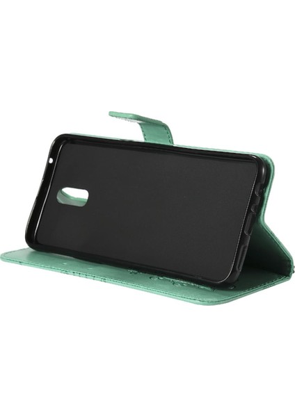 Kart Yuvası Standı Manyetik Flip ile Oppo R17 Darbeye Kapak Için Flip Case (Yurt Dışından)