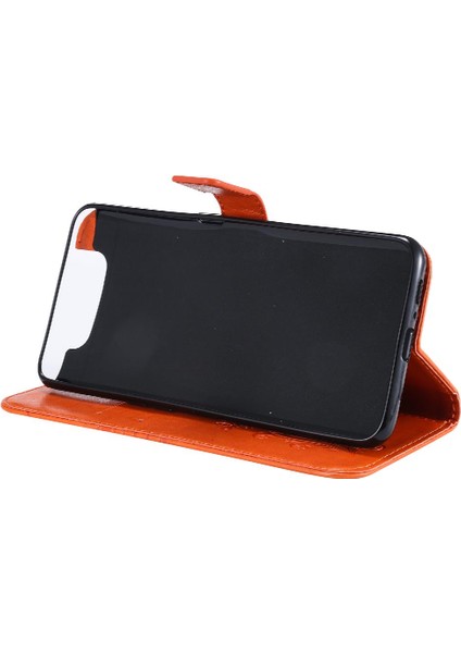 Samsung Galaxy A80 Darbeye Kapak Flip Kickstand Için Kılıf Kart Yuvası ile (Yurt Dışından) modelleri