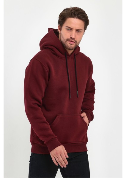 Erkek 3 Iplik Kapşonlu Oversize Sweatshirt fiyatları