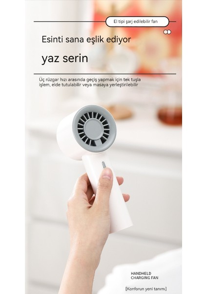 Xiaosong Department Store El Taşınabilir Sessiz Küçük Fan Çok Fonksiyonlu Fan (Yurt Dışından)