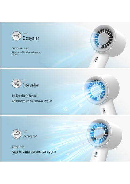 El Taşınabilir Sessiz Küçük Fan Çok Fonksiyonlu Fan (Yurt Dışından)