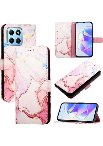 Onur Oyun 6c 5g Mermer Desen Pu Deri Kickstand Cüzdan (Yurt Dışından) indirimleri